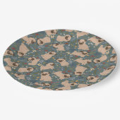 Papierplatte für niedliche Jungtiere Pappteller (Schrägansicht)