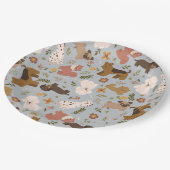 Papierplatte für niedliche Jungtiere Pappteller (Schrägansicht)