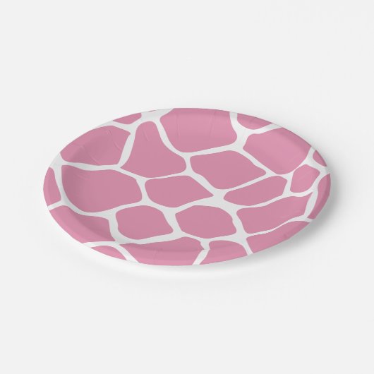 Papierplatte für Party | DschungelParty Teller (Schrägansicht)