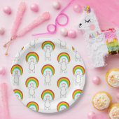 Papierplatte für Polar- und Regenbogen-Party Pappteller (Party)