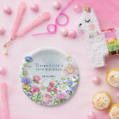 Papierplatte für rustikale Blume Pappteller (Party)