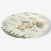 Papierplatte für schwimmende Bären Pappteller (Schrägansicht)