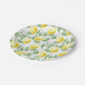 Papierplatte für Teller-Zitronen Pappteller (Schrägansicht)