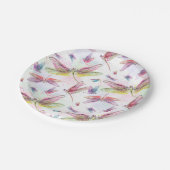 Papierplatte für Wasserfarben Pappteller (Schrägansicht)