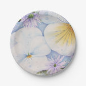 PAPIERPLATTE FÜR WEISSES PARTY PAPPTELLER (Vorderseite)