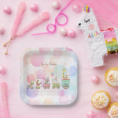 Papierplatte für Zirkustiere Pappteller (Party)