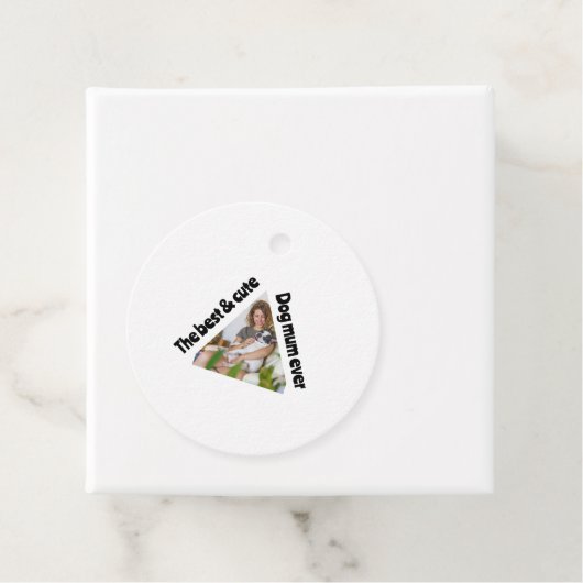 Papierplatte Geschenkanhänger (Beispiel)