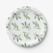 Papierplatte - Grünflächen Pappteller (Vorderseite)