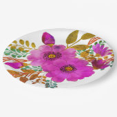 Papierplatte Hochzeit/Dusche Pappteller (Schrägansicht)