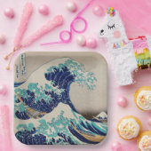 PAPIERPLATTE : HOKUSAI : DIE WACHE PAPPTELLER (Party)