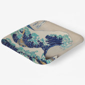 PAPIERPLATTE : HOKUSAI : DIE WACHE PAPPTELLER (Gewinkelt)