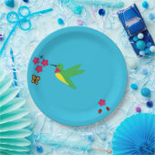 Papierplatte Hummingbird und Ladybug Pappteller (Party)