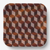 Papierplatte - Imitate aus Holz Pappteller (Vorderseite)