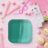 Papierplatte in Bermuda-Uferdesign Pappteller (Party)