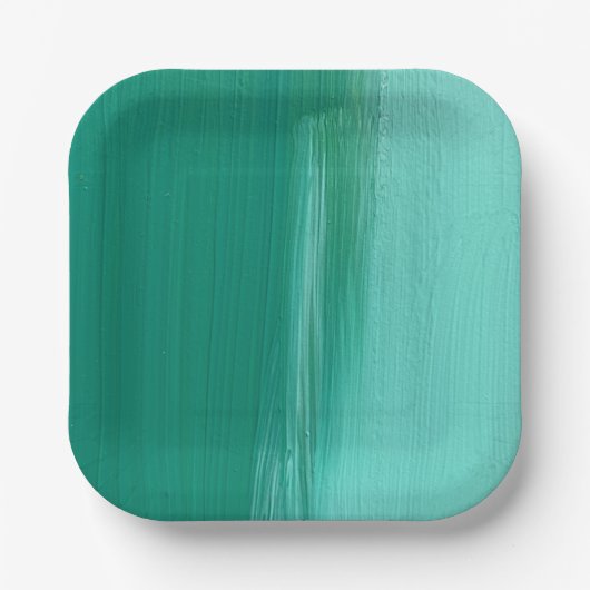 Papierplatte in Bermuda-Uferdesign Pappteller (Vorderseite)