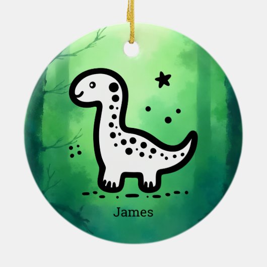 Papierplatte Keramik Ornament (Hinten)