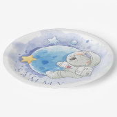 PAPIERPLATTE: KOALA AUF DEM MUND PAPPTELLER (Schrägansicht)