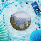 Papierplatte mit Bergszene Pappteller (Party)