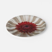 Papierplatte mit japanischer Farbgestaltung Pappteller (Schrägansicht)