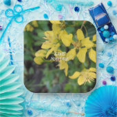 PAPIERPLATTE MIT NATURSCHUTZNACHRICHT PAPPTELLER (Party)