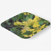 PAPIERPLATTE MIT NATURSCHUTZNACHRICHT PAPPTELLER (Gewinkelt)