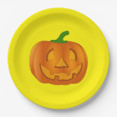 Papierplatte mit Pumpkin Pappteller (Vorderseite)