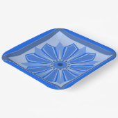 PAPIERPLATTE MIT SCHÖNER KUNST DER BLUME PAPPTELLER (Gewinkelt)