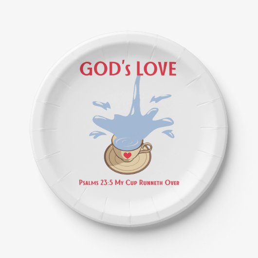 Papierplatte mit Schrift Pappteller (Vorderseite)