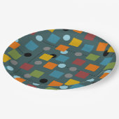 Papierplatte - Moderne Mitte des 1.3. Nahtlos Pappteller (Schrägansicht)