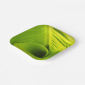 Papierplatte."Öko-freundliche Elegance: Leaf Desig Pappteller (Gewinkelt)