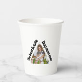 Papierplatte Pappbecher (Vorderseite)