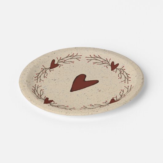 Papierplatte Pappteller (Schrägansicht)