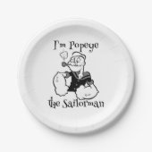 Papierplatte Pappteller (Vorderseite)