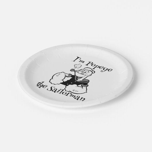 Papierplatte Pappteller (Schrägansicht)