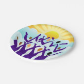 Papierplatte Pappteller (Schrägansicht)