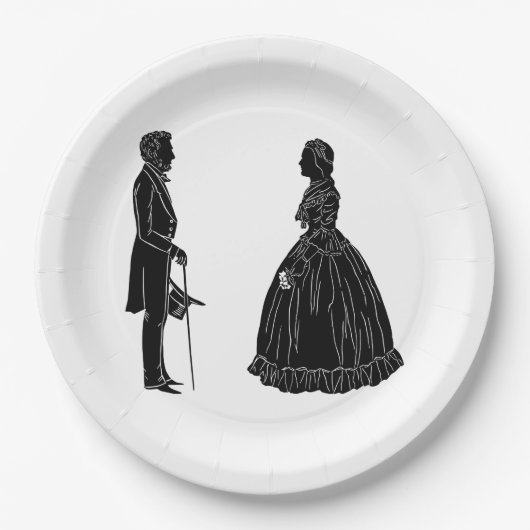 Papierplatte Pappteller (Vorderseite)
