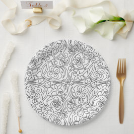 Papierplatte Pappteller