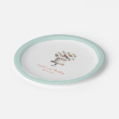 Papierplatte Pappteller (Schrägansicht)