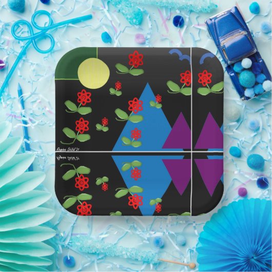 Papierplatte Pappteller (Party)