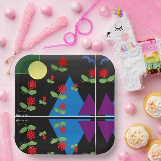 Papierplatte Pappteller (Party)