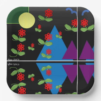 Papierplatte Pappteller