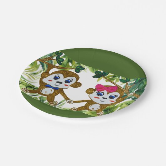 Papierplatte Pappteller (Schrägansicht)