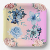 Papierplatte Pappteller (Vorderseite)