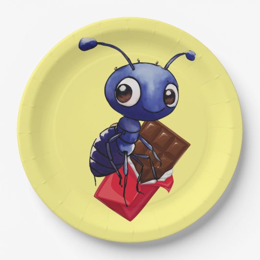 Papierplatte Pappteller (Vorderseite)