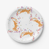 Papierplatte Pappteller (Vorderseite)