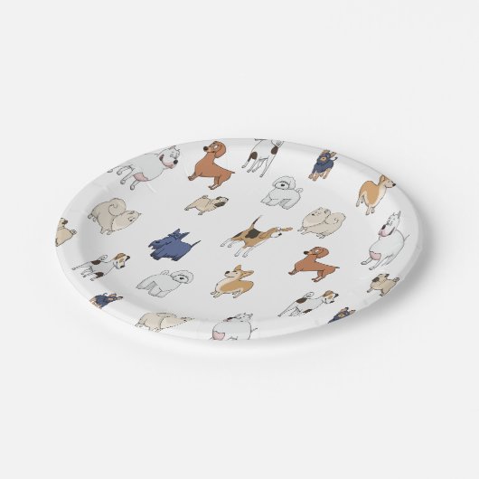 Papierplatte Pappteller (Schrägansicht)