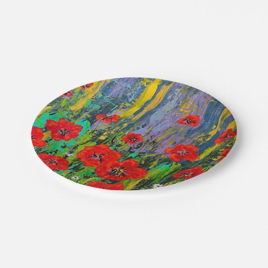 Papierplatte Pappteller (Schrägansicht)