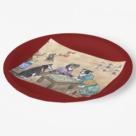 Papierplatte Pappteller (Schrägansicht)