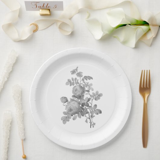 Papierplatte Pappteller (Hochzeit)