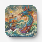 Papierplatte Pappteller (Vorderseite)